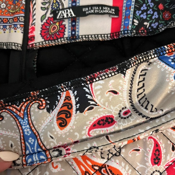 Zara skirt - paisley print - Picture 4 of 4